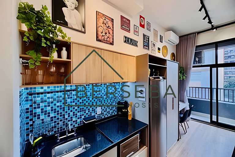 Apê de cinema em Pinheiros - completo p/ 4 hosp