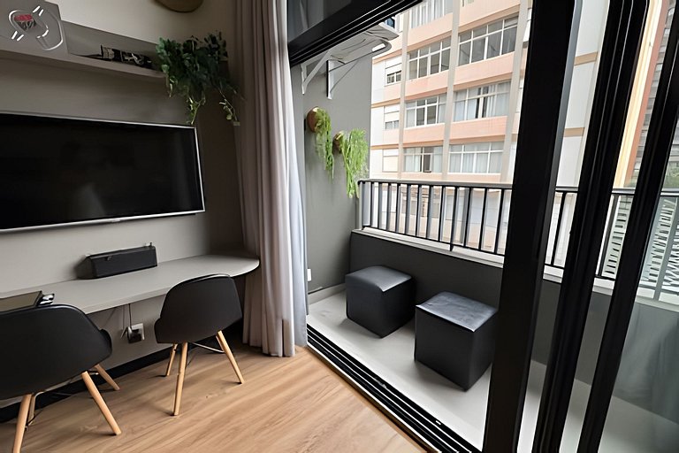 Apê de cinema em Pinheiros - completo p/ 4 hosp