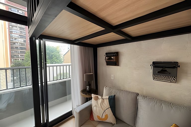 Apê de cinema em Pinheiros - completo p/ 4 hosp