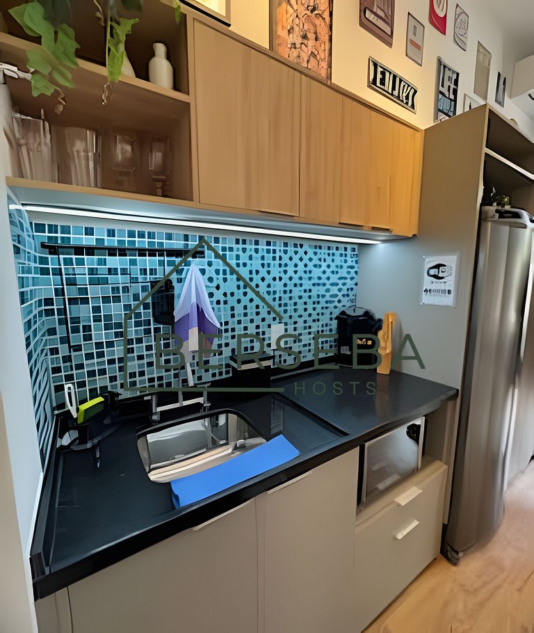 Apê de cinema em Pinheiros - completo p/ 4 hosp