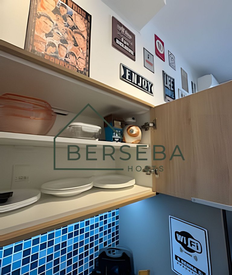 Apê de cinema em Pinheiros - completo p/ 4 hosp