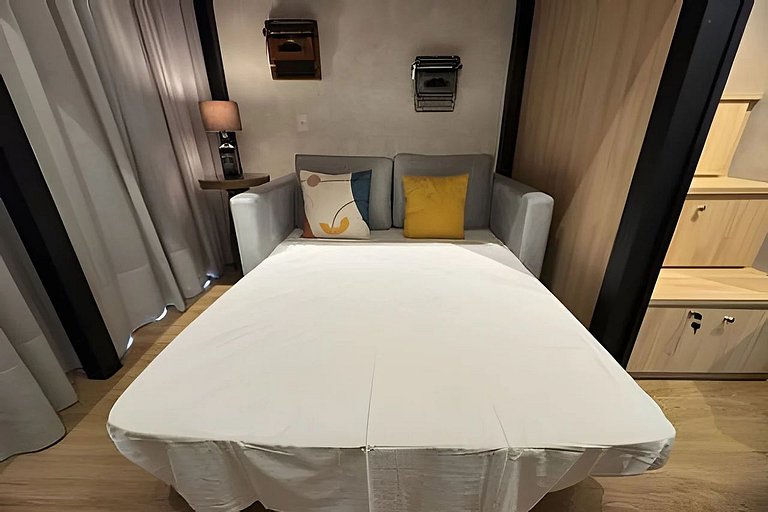 Apê de cinema em Pinheiros - completo p/ 4 hosp