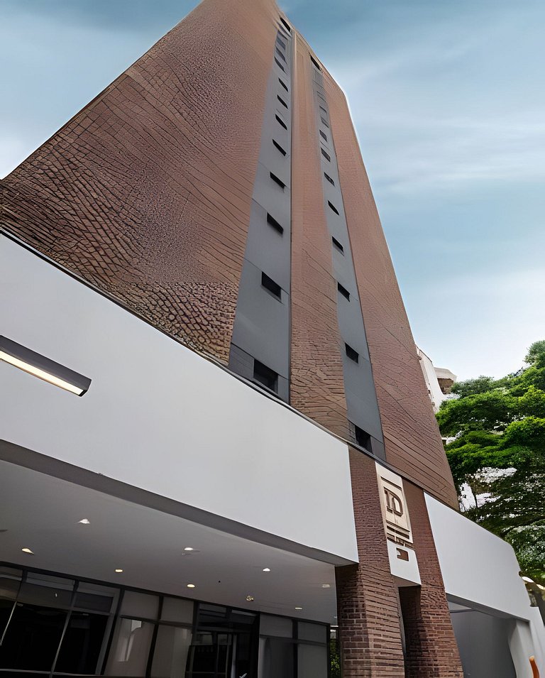 Studio moderno c/ piscina - Próx ao Pq. Ibirapuera