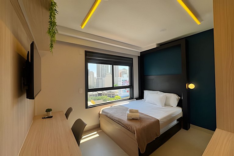 Apê c/ vista para cidade - Próx Allianz e PUC