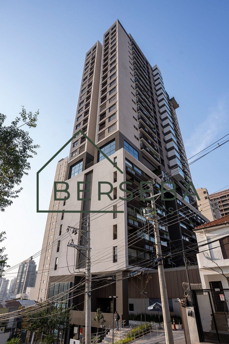 Apart. completo em Perdizes c/ Piscina e p/ 2 hósp