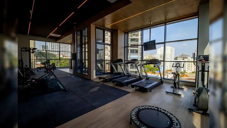 Apart. completo em Perdizes c/ Piscina e p/ 2 hósp