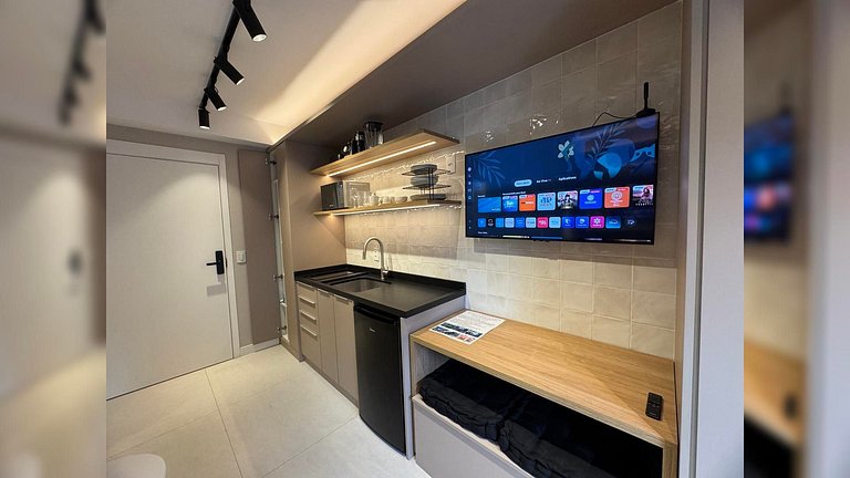 Studio moderno c/ piscina - Próx ao Pq. Ibirapuera