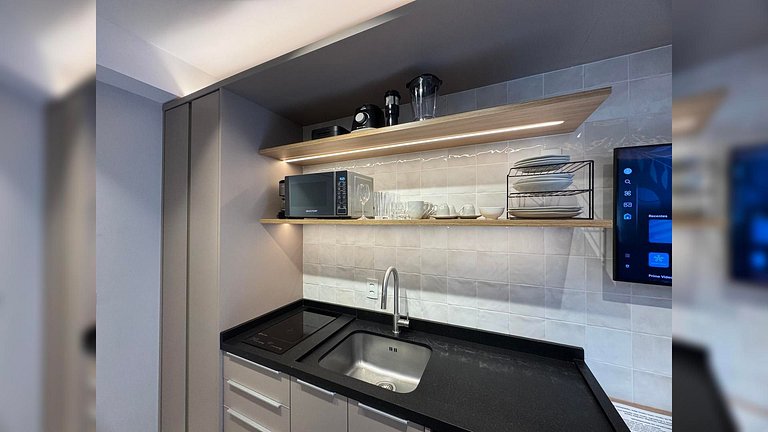 Studio moderno c/ piscina - Próx ao Pq. Ibirapuera