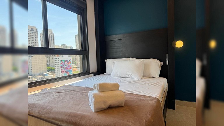 Apto c/ vista para cidade - Próx Allianz e PUC