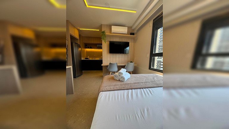 Apto c/ vista para cidade - Próx Allianz e PUC