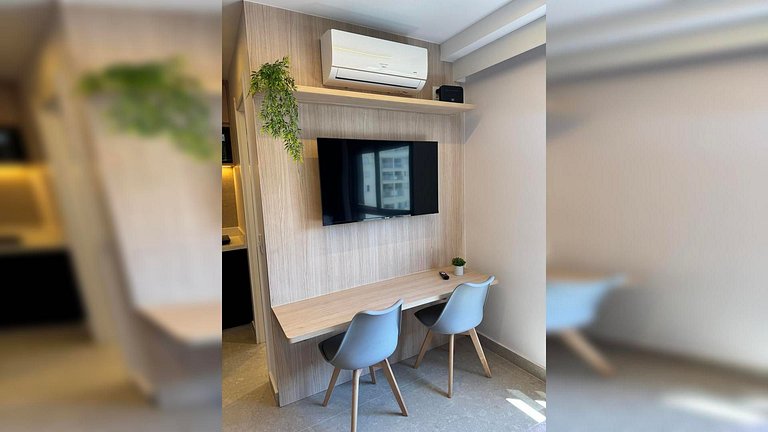 Apto c/ vista para cidade - Próx Allianz e PUC