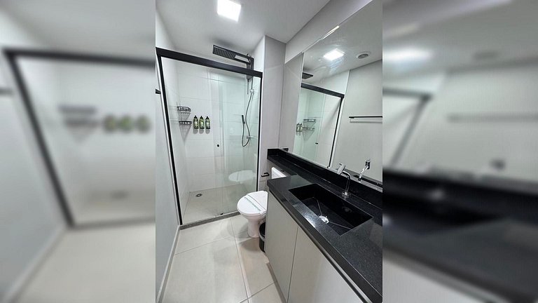(1206) Ap 1 dorm c/ Varanda-Próx Shop Ibira e Aero