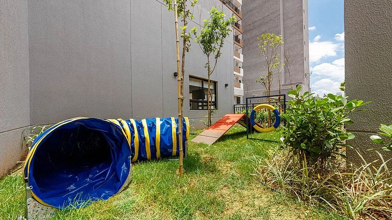 Apto c/ Piscina e Varanda - Próx Shop Ibira e Aero