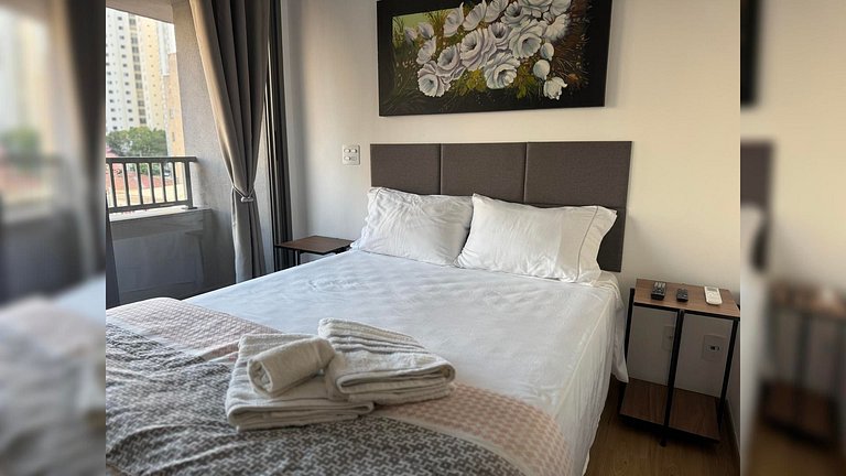 Apart. aconchegante na Vila Mariana p/ 2 hósp