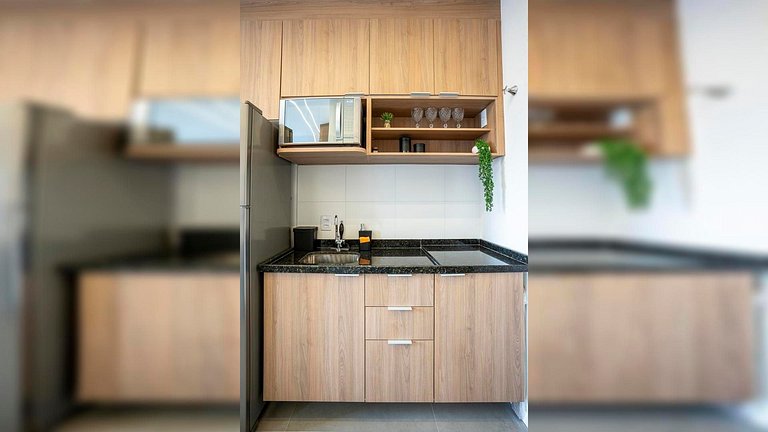 Apart. prox ao Allianz com Piscina p/ 4 hósp