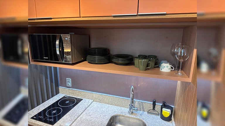 Apart. novo em Jardins próx a Paulista para 4 hósp