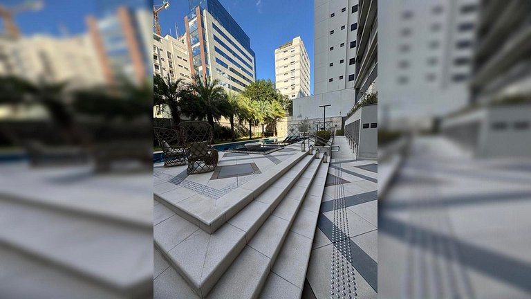 Apart. novo em Jardins próx a Paulista para 4 hósp