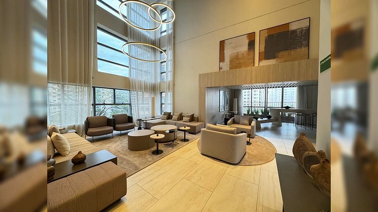 Apart. novo em Jardins próx a Paulista para 4 hósp