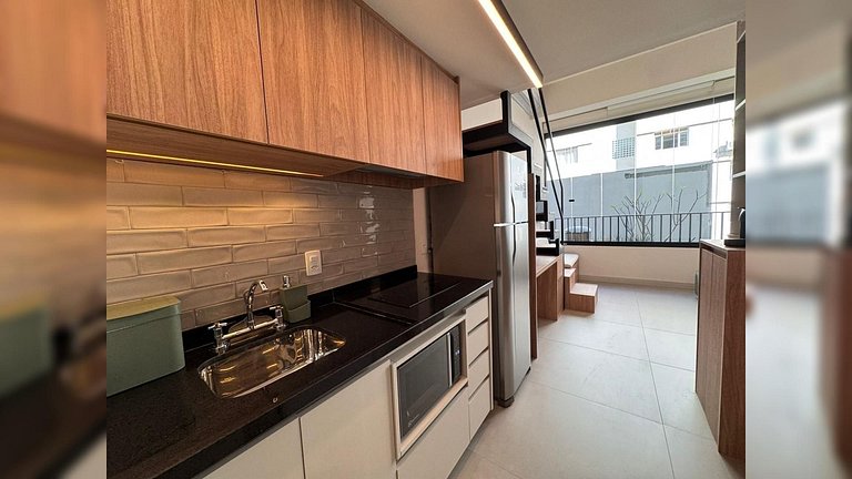 Apê c/ Mezanino - Pinheiros - Próx Metrô Fradique