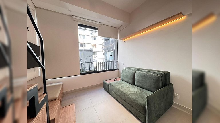 Apê c/ Mezanino - Pinheiros - Próx Metrô Fradique