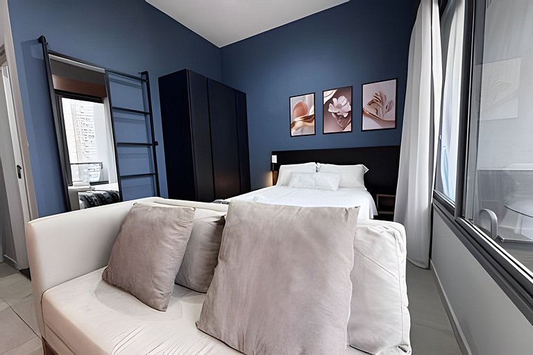 Ap c/ Vaga e Vista p/ Piscina - Próx Faria Lima