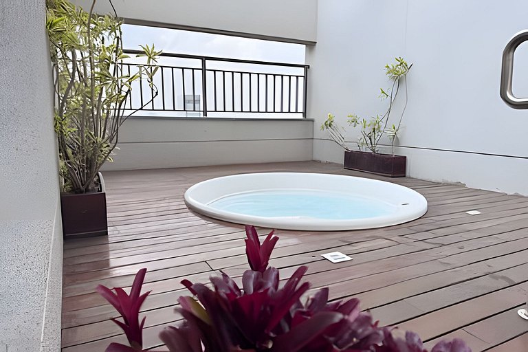 Apê c/ jacuzzi na Consolação - A 450m Teatro Petra