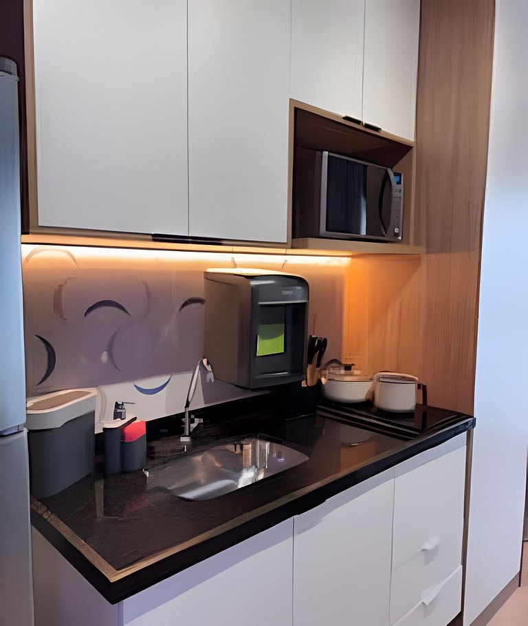 Apê mobiliado na Consolação - 500m Estações/Metrô