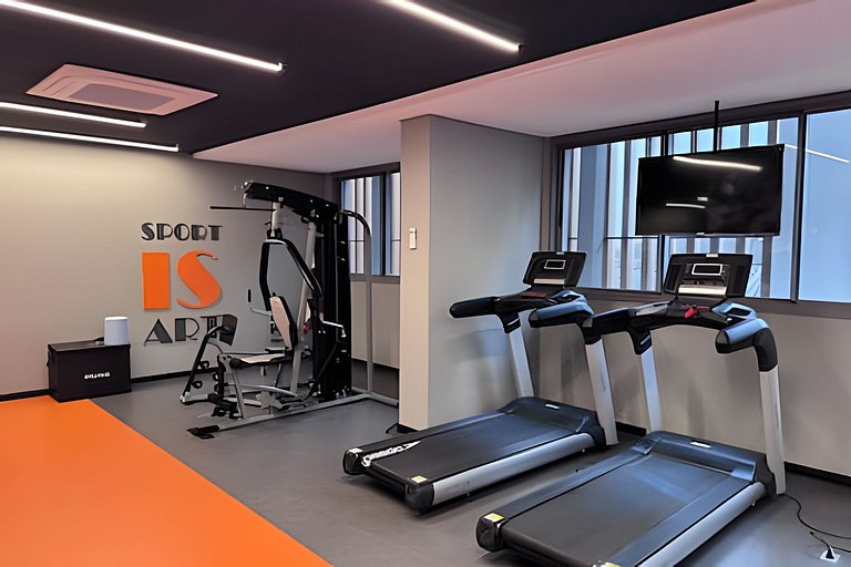 Apê mobiliado na Consolação - 500m Estações/Metrô