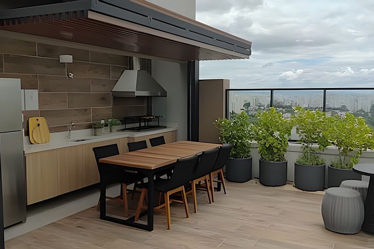 Ap 2 dorms Pinheiros-300m metrô Sumaré e Hospitais