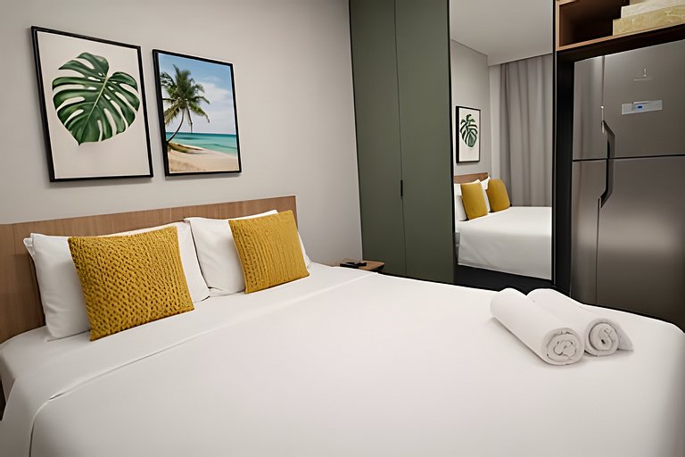 Apê moderno c/piscina- Metrô Sumaré e Oscar Freire