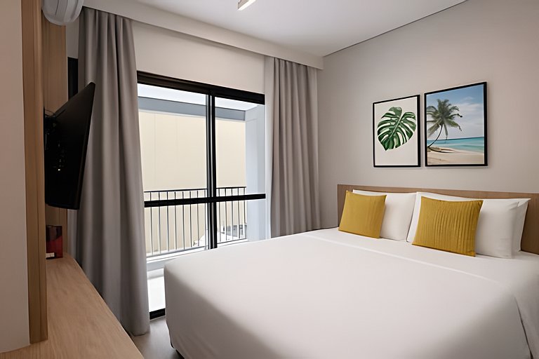 Apê moderno c/piscina- Metrô Sumaré e Oscar Freire