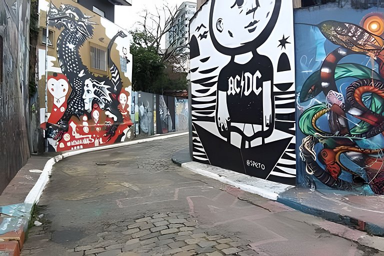 Apê moderno c/piscina- Metrô Sumaré e Oscar Freire