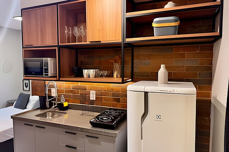 Apê completo c/ vista pro Brooklin – 700m do Metrô