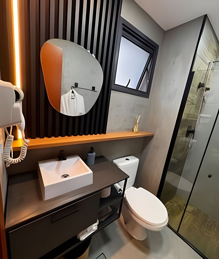 Apê completo c/ vista pro Brooklin – 700m do Metrô