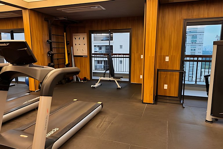 Apê completo c/ vista pro Brooklin – 700m do Metrô