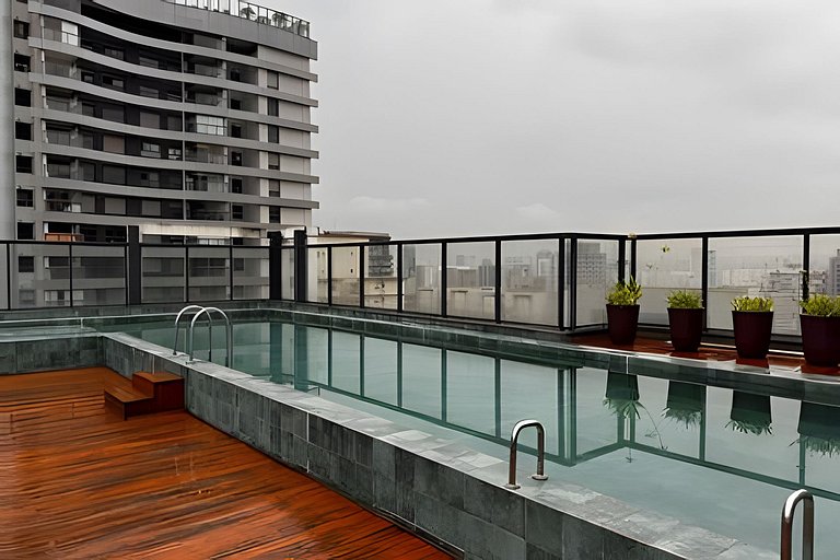 Apê completo c/ vista pro Brooklin – 700m do Metrô