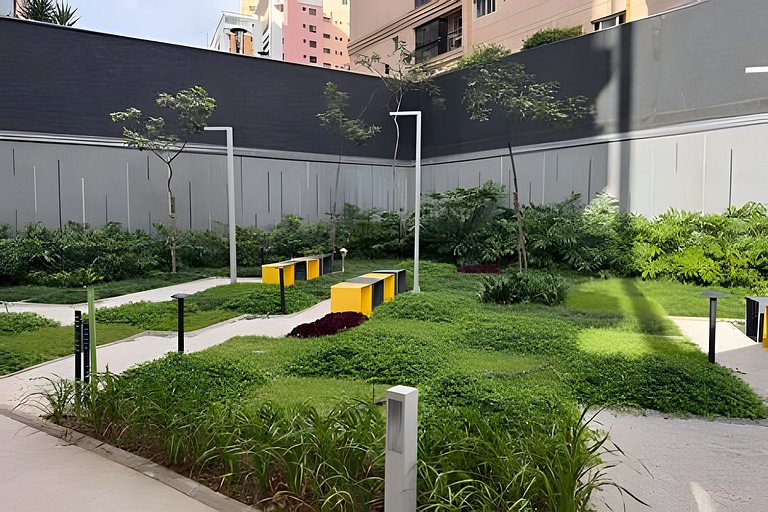 Apê completo c/ vista pro Brooklin – 700m do Metrô