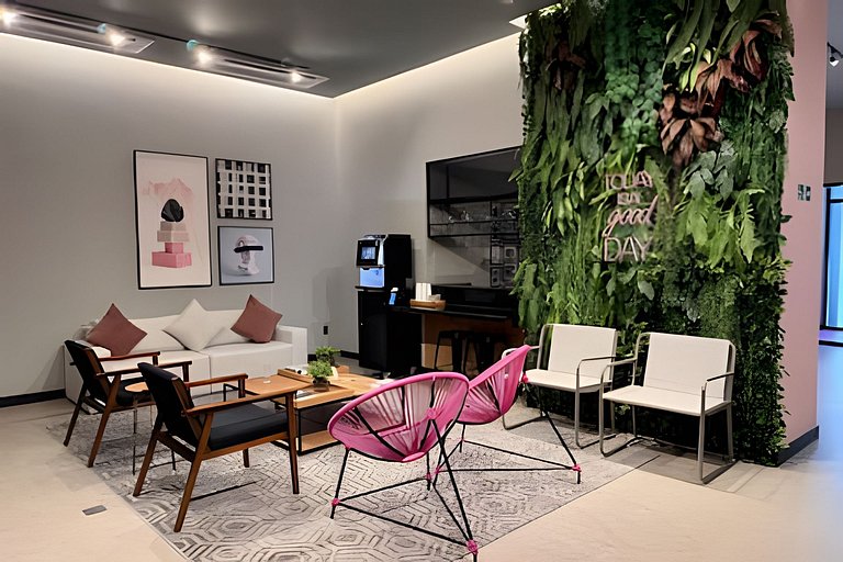 (1518) Ap top no Brooklin - Próx Metrô e Shoppings