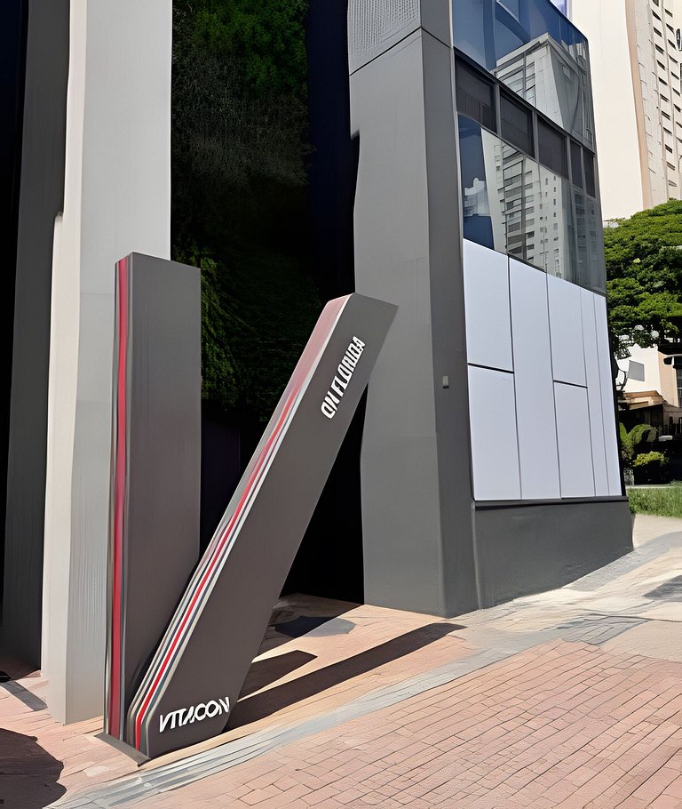 (1518) Ap top no Brooklin - Próx Metrô e Shoppings