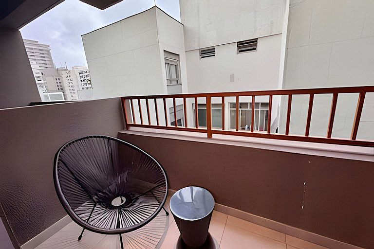 Ap completo - 5min Av. Paulista e Metrô Brigadeiro