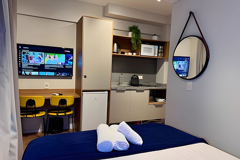 (808) Studio a 5min Av. Paulista e Metrô Trianon