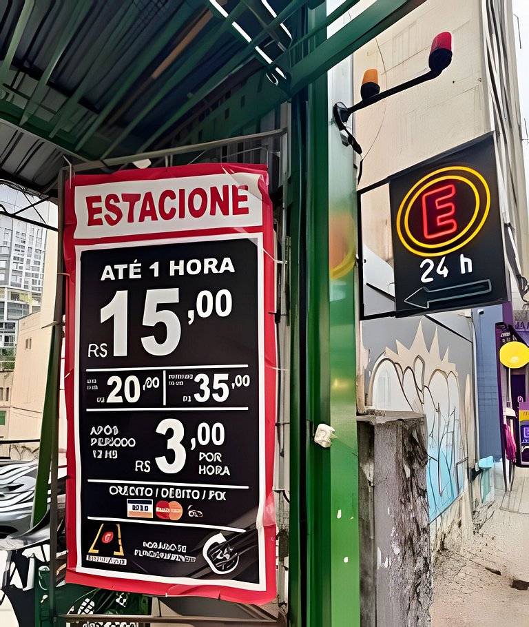 Ap completo - 5min Av. Paulista e Metrô Brigadeiro