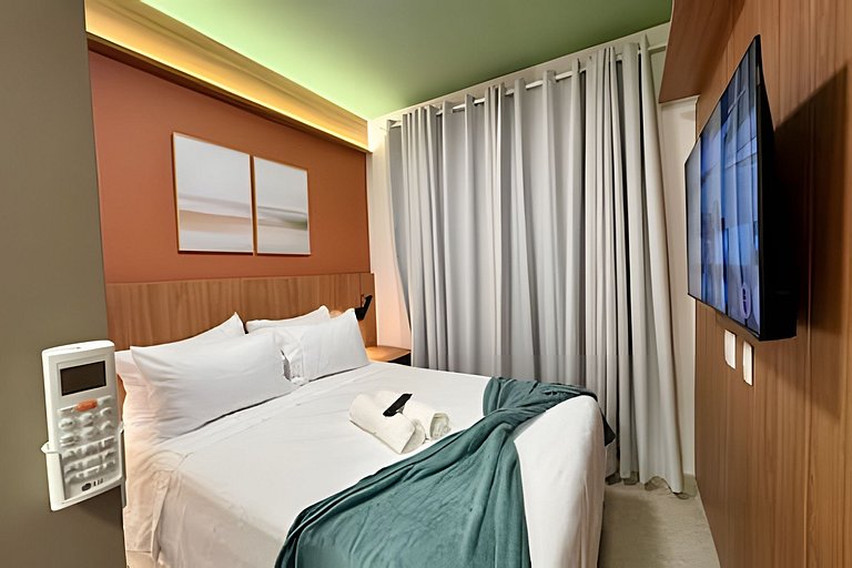 Apê moderno - 5 min Hosp. Clínicas e Metrô Sumaré