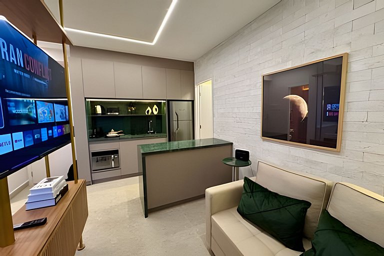 Apê moderno - 5 min Hosp. Clínicas e Metrô Sumaré