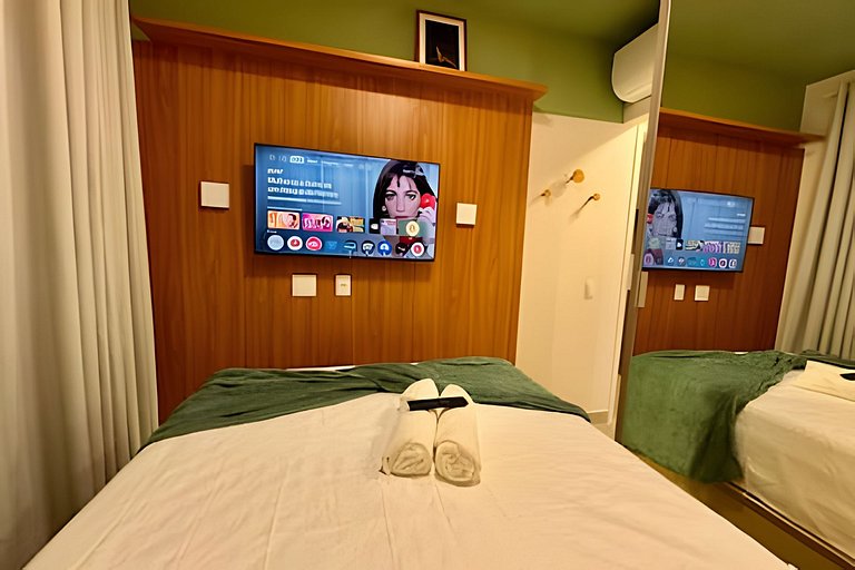 Apê moderno - 5 min Hosp. Clínicas e Metrô Sumaré