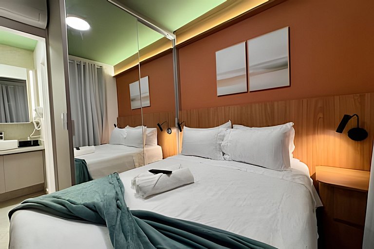 Apê moderno - 5 min Hosp. Clínicas e Metrô Sumaré