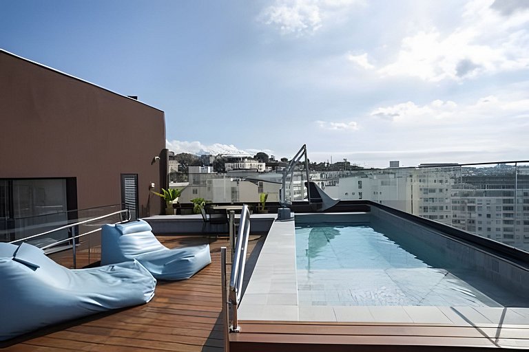 Ap c/ piscina- 5min Arcos da Lapa e Praia Flamengo