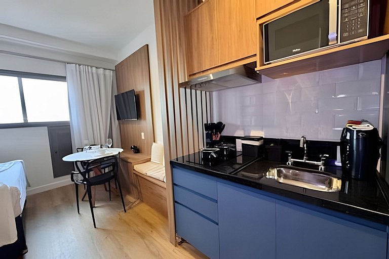 Ap novo e completo - 5min Metrô Ana Rosa e Paraíso