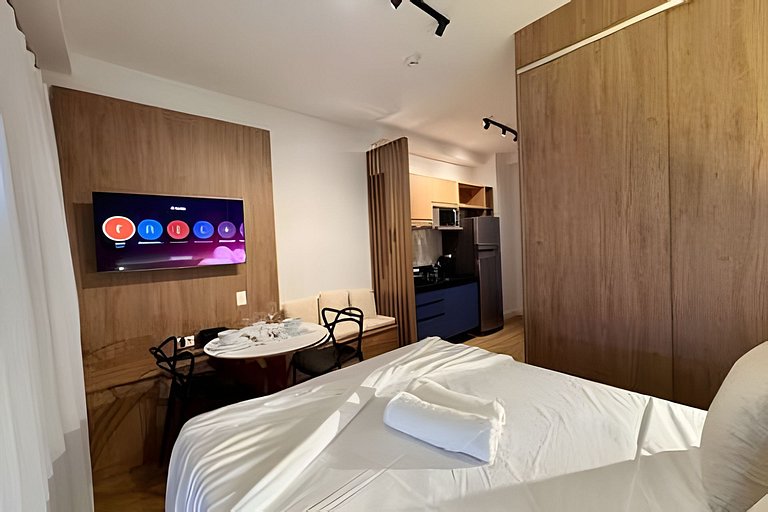 Ap novo e completo - 5min Metrô Ana Rosa e Paraíso