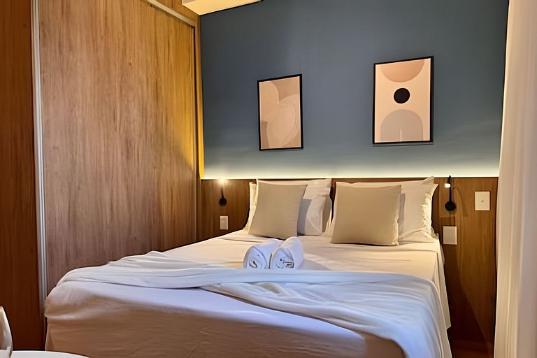 Ap novo e completo - 5min Metrô Ana Rosa e Paraíso